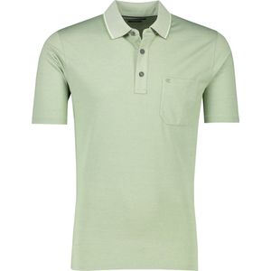 CASA MODA comfort fit heren polo - groen - Maat: L