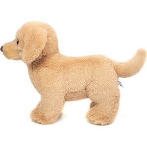 Hermann Teddy Knuffeldier hond Golden Retriever - pluche - premium knuffels - blond/beige - 30 cm