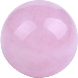Roze Kristallen Bol 2CM - Bollen natuurlijke edelsteen - kralen kristal bol