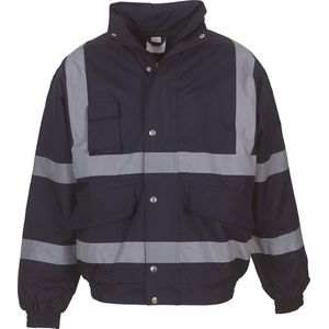 Yoko Signalisatie klassiek bomberjack YHVP211 - Navy - 3XL