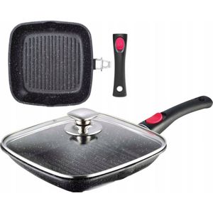 Grillpan met Afneembare Handgreep - 24CM