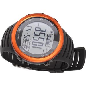Barometer Thermometer Multifunctioneel Vishorloge Waterdicht voor Buitengebruik (Oranje)
