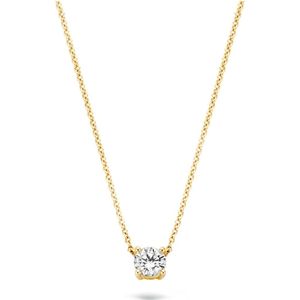 Blush Ketting 3049YZI -  Geel Goud (14Krt.) met Zirconia - 42 cm