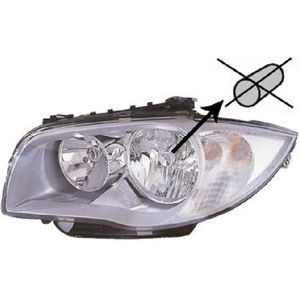 BMW 1 serie E82/ E88, 2007 - 2014, Coupe/ Cabrio - koplamp, H7+H7, elektr verstelb, incl stelmotortje, links, 03/2009 -