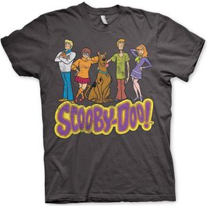 Scooby Doo The Whole Crew distressed Heren T-shirt 2XL