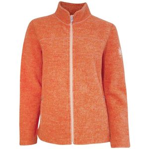 Ivanhoe dames wollen full-zip vest Beata Coral Rose - Oranje