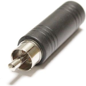BeMatik - Stereo audio-adapter TRS jack-6.3 mm-female naar 1xRCA-male