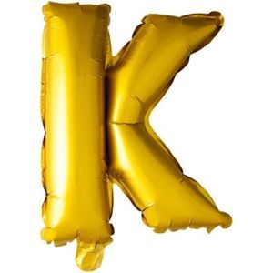 ballon - 100 cm - goud - letter - K