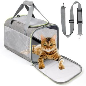 Lexium Katten Vervoersbox - Kattenvervoersbox - Reistas Katten - Reismand - Kattendraagtas - Transporttas