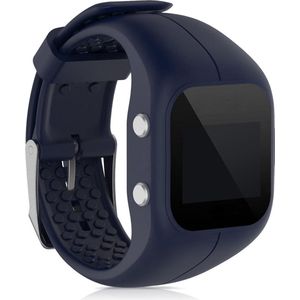kwmobile bandje geschikt voor Polar A300 - Armband voor fitnesstracker in donkerblauw - Horlogeband