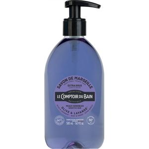 Le Comptoir du Bain Olijf-Lavendel Marseille Zeep 500 ml