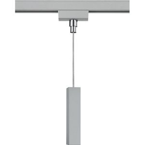 Spanningsrail Connector Hanglamp - Hangadapter - Torna Dual - 2 Fase - Mat Titaan
