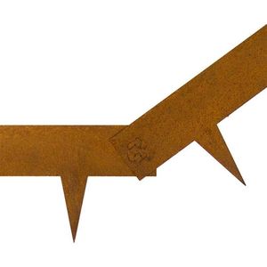 Multi-Edge kantopsluiting Cortenstaal 100x17,5 cm - 7 stuks