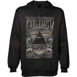 Pink Floyd - Carnegie Hall Poster Hoodie/trui - S - Zwart