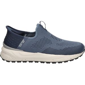 Skechers Bogdin - Arlett Heren Instappers - Zwart/Donkerblauw - Maat 40