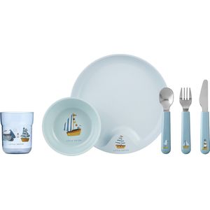 Mepal Mio kinderservies set – 6-delig – Kraamcadeau – Kinderservies – Sailors Bay