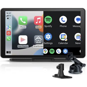 CarMe CarPlay Scherm - 7 Inch - Apple CarPlay & Android Auto - Touchscreen