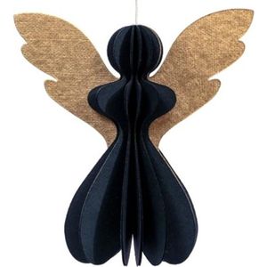 Only Natural engel - Honeycomb - Met gouden vleugels - 12,5 cm