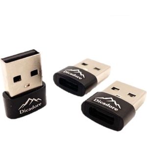 Dicadore USB-A naar USB-C Adapter - 3-Pack - Universeel