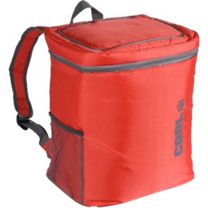 Koeltas rugtas/rugzak rood 31 x 20 x 31 cm 16 liter - Koeltassen - Koelrugzak