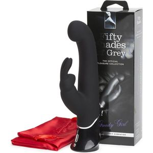 Fifty Shades of Grey - Greedy Girl G-Spot Rabbit Vibrator Zwart