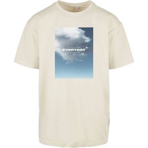 Mister Tee - Everyday Oversize Heren T-shirt - XS - Creme