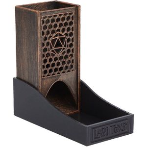 Lapi Toys - Dice tower - Dobbeltoren - 10.2 x 10.6 cm - Brons