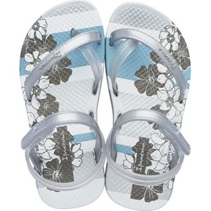 ipanema slippers - fashion sandal - Grijs/ Wit/ Blauw - Maat 22/23