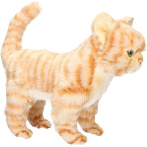 Hansa pluche rode kitten poes/kat knuffel 30 cm