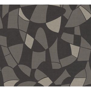 GRAFISCH BEHANG | Modern - taupe zwart grijs - A.S. Création Antigua