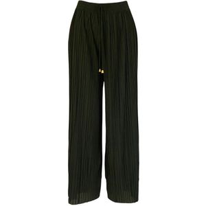 Hoogwaardige Dames Flare Broek / Pants | Flared Pantalon | Groen - Maat XL