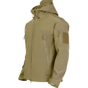 Soft Shell Tactical Army Jack - Heren Outdoor Jas - Beige - XL