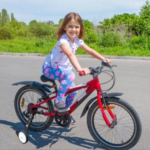 Allecto Plus - Set van 2 Stabilisatoren voor Kinderfiets | Trainingswielen | Kinderfiets Stabilisatoren voor 45-56-55 cm Fietsen met Variabele Snelheid