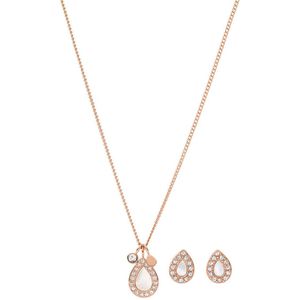 Fossil Stevie JF04029791 Geschenkset Damesketting en Oorbellen