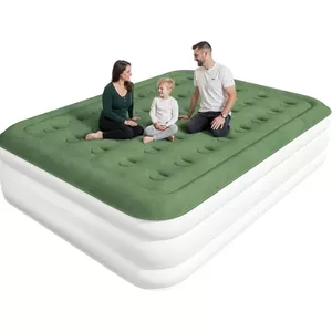 FLOAT 1 Persoons Luchtbed - <3 Min Snel Opgeblazen - Inclusief 2 Opbergzakken Draagtas En Reparatiekit 191x99x40 Cm Zelfopblazend Twee Persoons Luchtmatras Ingebouwde Elektrische Pomp Stevig Logeerbed Cloudspring