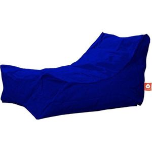 Whoober loungestoel zitzak Bali outdoor kobalt blauw - Wasbaar - Voor binnen en buiten