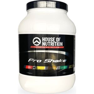 House of Nutrition - Pro Shake (Banana - 4000 gram) - Eiwitshake - Eiwitpoeder - Eiwitten - Proteine poeder - Eiwitshake - Whey Protein - Eiwitpoeder - Proteine poeder - 160 shakes