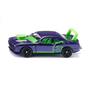 Siku Dodge Challenger Hellcat Custom, Sportwagen miniatuur, Voorgemonteerd, Dodge Challenger Hellcat Custom, Elk geslacht, Metaal, Kunststof, Paars