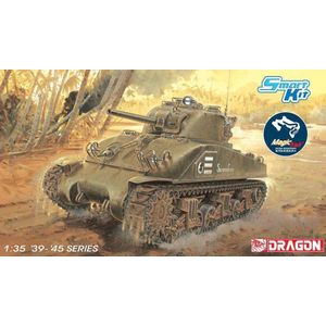 Dragon - M4 Sherman Composite Hull Pto W/magic Track - DRA6740 - modelbouwsets, hobbybouwspeelgoed voor kinderen, modelverf en accessoires