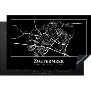 Inductie beschermer - Inductie Mat - Kookplaat beschermer - Zoetermeer - Plattegrond - Kaart - Stadskaart - Inductie beschermer - Inductie Mat - Kookplaat Beschermer - 80x52 cm - Afdekplaat inductie - Inductiebeschermer