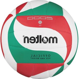 Top Training Volleybal Gr. 5 bal wit-groen-rood - geschikt voor kinderen