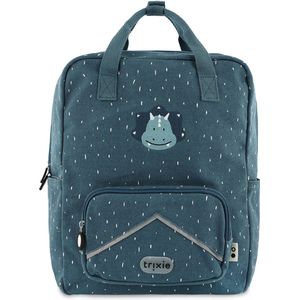 Trixie Rugzak - Mr. Triceratops - Schooltas Waterafstotend - Boekentas voor Kind - Voor Jongens en Meisjes - Ook geschikt als Gymtas – Blauw - Dino