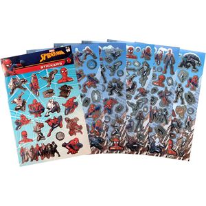 Marvel Spiderman - Sticker blok met 6 vellen Stickers - creatief - Schoen cadeau - Sinterklaas - kado