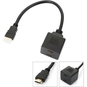 HDMI splitter - Dubbel beeldscherm - 2 HDMI poort verdeler