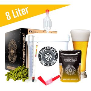 SIMPELBROUWEN® - Simpel Tripel 8L Bierbrouwpakket - Zelf bier brouwen pakket - Startpakket - Gadgets Mannen - Cadeau - Cadeau voor Mannen en Vrouwen - Bier - Verjaardag - Cadeau voor man - Verjaardag Cadeau Mannen