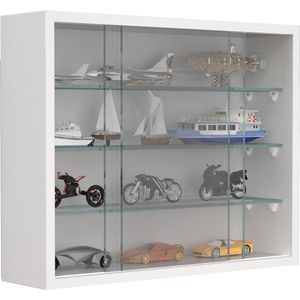 VCM - Drivalo S - Vitrinekast - Hout - Glazen Deuren - Wandmontage