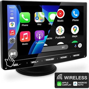 Touchscreen Autoradio met Universele Ondersteuning - Bluetooth - Handsfree Bellen - Multimedia Player - USB/SD - 7 inch Scherm - Verbeterde Rijervaring