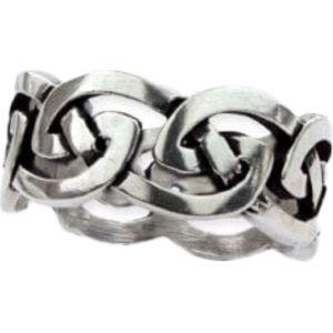 Zilveren “Keltische Knoop”-ring'(R705.52)
