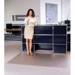Vloerbeschermer / Bureaustoelmat PVC - Voor tapijt - 120x150cm