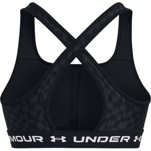 Under Armour Ua Crossback Mid Print Ondergoed Bh's - Sportwear - Vrouwen